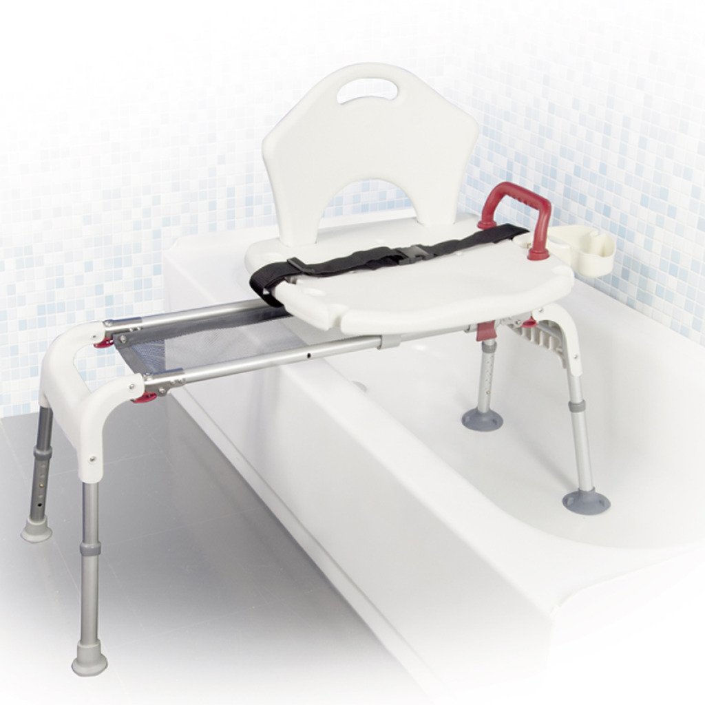 Folding Universal Sliding Transfer Bench - Image 4