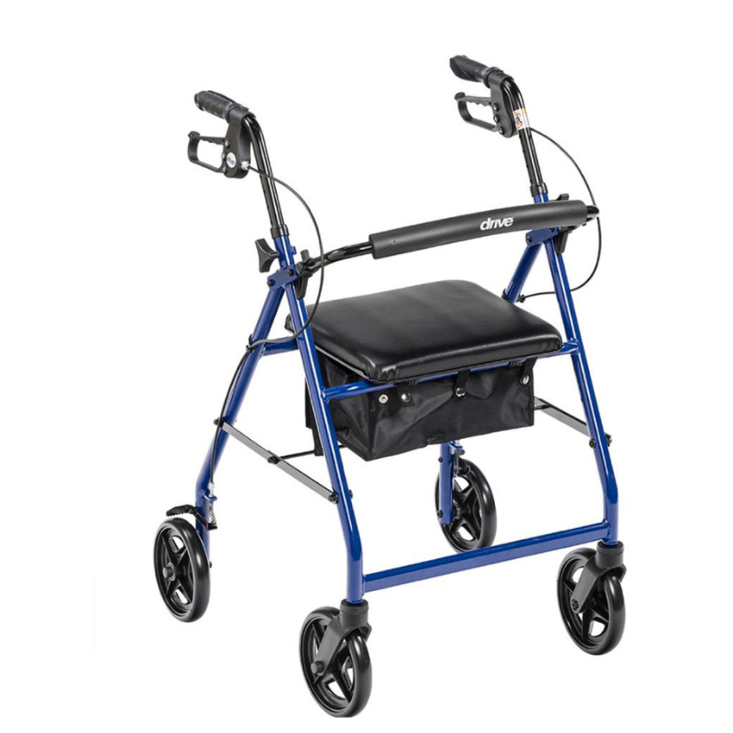 Aluminum Rollator/Walker with Seat , 7.5" Casters - Image 2