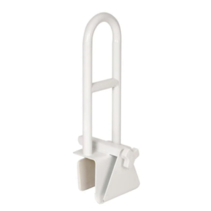 CLAMP-ON TUB RAIL