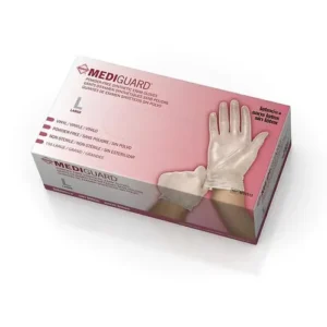 MEDIGUARD VINYL PF MEDICAL EXAM GLOVE MD CASE/1500 EACH MSVC702