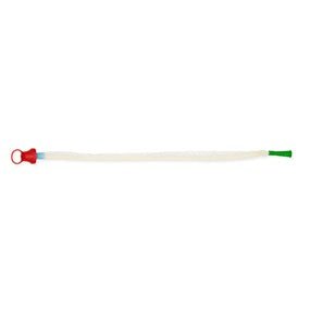 VAPRO TOUCH-FREE INTERMITTENT CATHETER, 14FR, 16IN, STRAIGHT TIP
