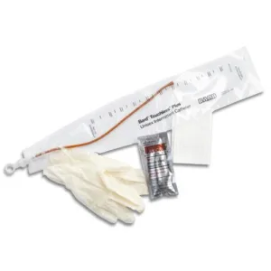 TOUCHLESS PLUS VINYL CATH, UNISEX 14FR, W/ 1100CC COLLECTION CHAMBER
