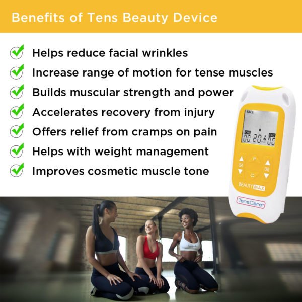 TensCare Perfect Beauty Tens Machine for Wrinkles and Body Toning – BONUS Free s - Image 4