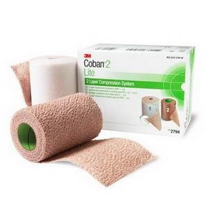 BX/1 (2/RL) COBAN 2 LAYER LITE COMPRESSION SYSTEM 30-35MMHG ROLL 1