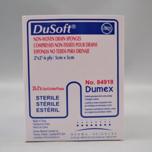 BX/35 TRACH DRAIN SPONGE NON WOVEN STERILE,  2X2 6PLY
