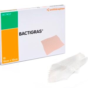 BX/10 DRESSING BACTIGRAS TOTAL ANTISEPTIC DRESSING CHLORHEXIDINE 10 X 10CM
