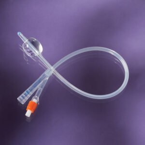 BX/10 100% SILICONE FOLEY CATHETER, SIZE 10FR, 3CC, 2WAY