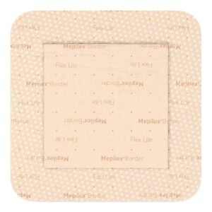 BX/5 MEPILEX BORDER FLEX LITE ADHERENT FOAM DRESSING 7.5CM X 7.5CM