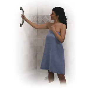 Chrome Knurled Grab Bar