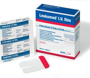 BX/5 LEUKOMED NON-WOV ADH STERILE DRESSING W/ABSORB PAD 8CM X 10CM (RETAIL PACK)