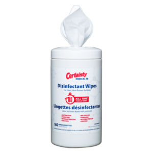 Certainty Medical TB Wipes, 160 Wipes per Canister