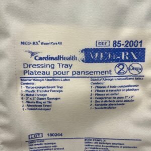 EA/1 LIDDED DRESSING TRAYS, STERILE