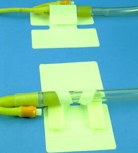 CATH-SECURE MULTI-PURPOSE TUBE HOLDER 3IN WRAP TAB, 3IN W BASE