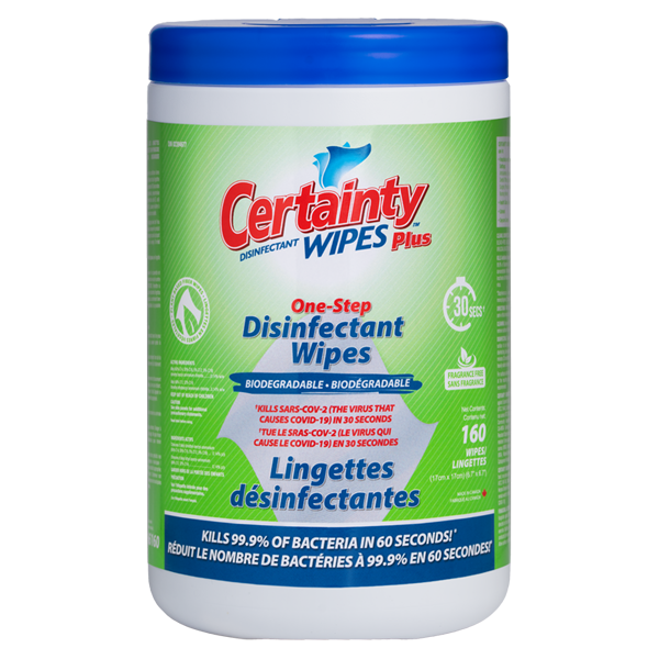 Certainty Biodegradable Disinfectant Wipes - Image 2