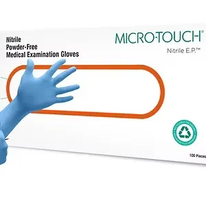 ANSELL - MICRO-TOUCH NITRILE EP GLOVES BLUE  4.3MIL