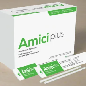 BX/100 Amici Plus Female Catheters, 12FR 7"