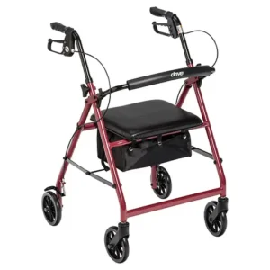 Aluminum Rollator, 6 Casters