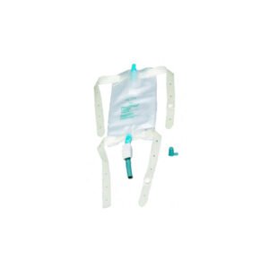 EA/1 LEG BAG MEDIUM 19OZ STERILE ANTI REFLUX VALVE & VELCRO STRAPS