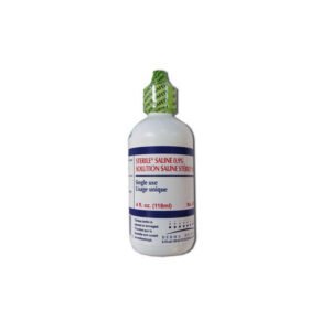 EA/1 SALINE STERILE 4oz (118 ml)