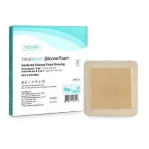 BX/5 MEPILEX BORDER FLEX LITE ADHERENT FOAM DRESSING 10CM X 10CM