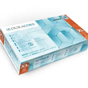 BX/100 DURACORE NITRILE EXAMINATION GLOVES, 4.2 MIL, POWDER FREE,  (ALL SA
