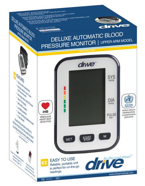 Deluxe Automatic Blood Pressure Monitor, Upper Arm - Image 2