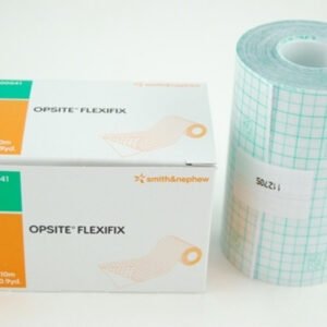 BX/1 OPSITE FLEXIFIX TRANSPARENT FILM ROLL, SIZE 10CM X 10M