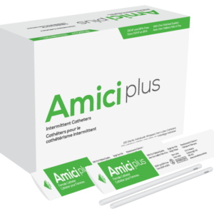 BX/100 Amici Plus Female Catheters, 14FR, 7"