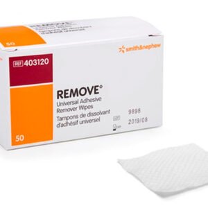 BX/50 REMOVE ADHESIVE REMOVER WIPES