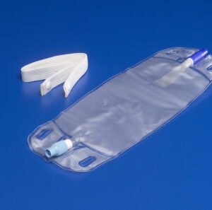 CURITY URINE LEG BAG 25OZ (739ML) ANTI-REFLUX VALVE W/LEG STRAPS