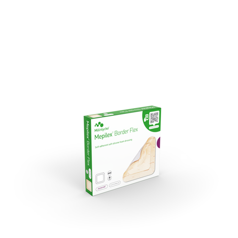 BX/10 MEPILEX BORDER FLEX 10X10CM (4X4" )