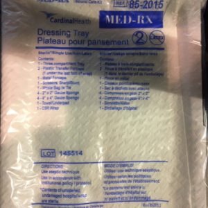 Wound Care Dressing Tray, Sterile, Latex-Free