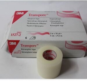 BX/6 TAPE TRANSPORE 2IN X 10YDS