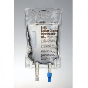 EA/1 SODIUM CHLORIDE 0.9% IV SOLUTION 100ml MINIBAG