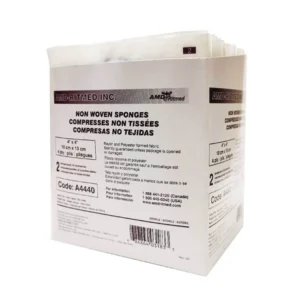 Sterile 100% Cotton Non Woven Gauze Sponges, 4''x4'' 8-Ply , 50 packs of 2