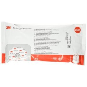 RED DOT MONITORING ELECTRODE WITH FOAM TAPE AND STICKY GEL PKG/50 EACH