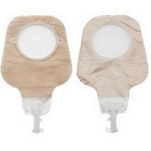 NEW IMAGE HIGH OUTPUT 12" SOFT TAP CLOSURE DRAINABLE POUCH, CLEAR 2-3/4" FLANGE