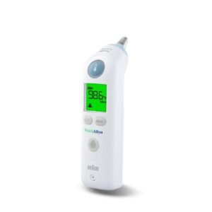 BRAUN THERMOSCAN PR0 6000 TYMPANIC EAR THERMOMETER WITH SMALL CRADLE EACH Item N