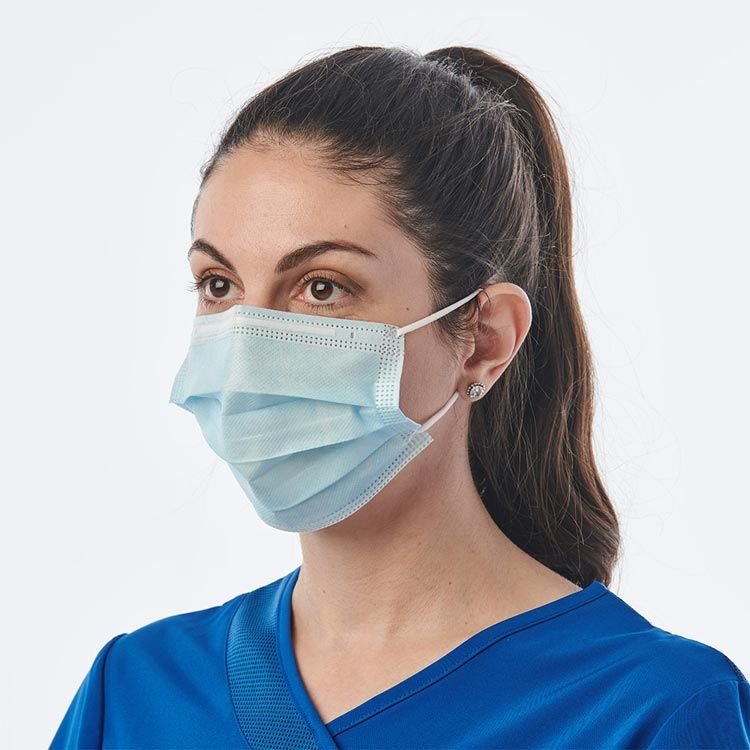Medicom SafeBasics Masks, Level 3, 50 Pack, Blue