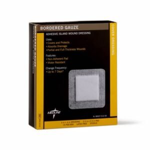 Bordered Gauze Dressing, 10 x 10 cm, Sterile 150/CS MSC3244