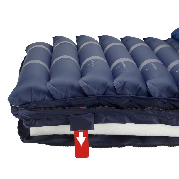 Med-Aire Assure 5" Air + 3" Foam Base Alternating Pressure and Low Air Loss Matt - Image 3