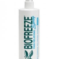 EA/1 BIOFREEZE CRYOTHERAPY PAIN RELIEVING GEL SPRAY BOTTLE 4OZ DYE