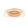 BX/10 NATURA DURAHESIVE, CONVEX, ACCORDION FLANGE 2 1/4IN (57MM), CUT-TO-FIT.