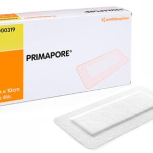 BX/20 PRIMAPORE LOW-ADHERENT POST-OP ISLAND DRESSING, SIZE 10CM X 8CM