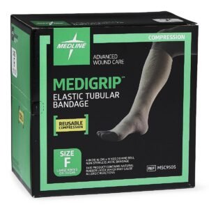Medigrip Elasticated Tubular Bandage, Size F, 10 x 10 m Roll 1/ea MSC9505