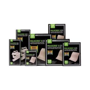 MAXORB II AG+ SILVER ALGINATE DRESSING 10.2CM X 12.1CM BOX/10 EACH